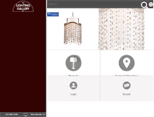 Tablet Screenshot of lightinggallery.biz